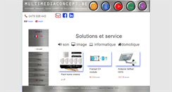 Desktop Screenshot of multimediaconcept.be
